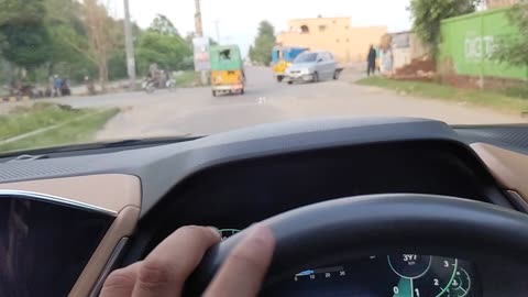 Hyundai sonata driving