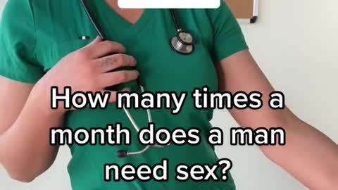 How Many Time A Month A Man Need A Sex