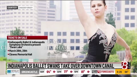 August 13, 2024 - Indianapolis Ballet Swans Take Over Downtown Canal