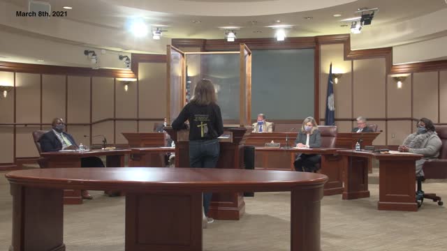 Speaker 1 030821 City Council Meeting