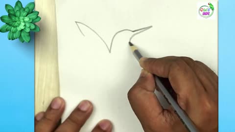 Easy 6 Birds Drawing for Kids