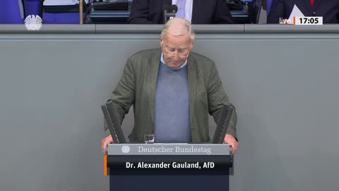 Dr. Alexander Gauland Rede vom 22.09.2022 - Unterstützung der Ukraine mit schweren Waffen