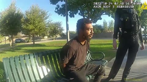 A man who was sleeping under a playground gets tased by Maricopa police