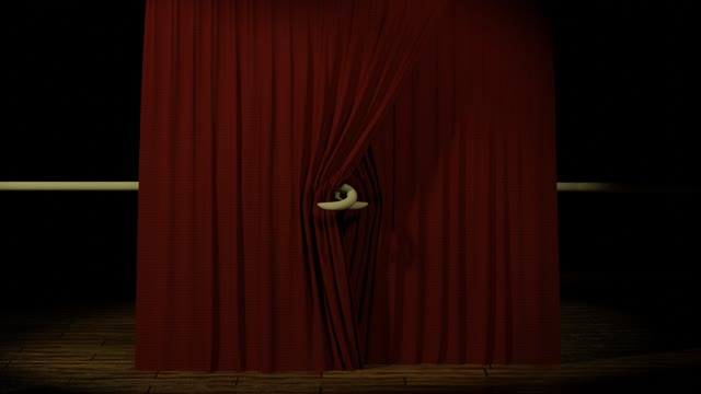 Curtain 3D Animation Test