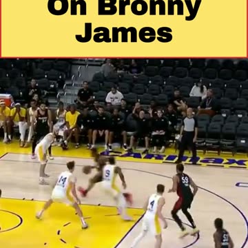 Alondes Williams Makes Nice Move To Get Past Bronny James