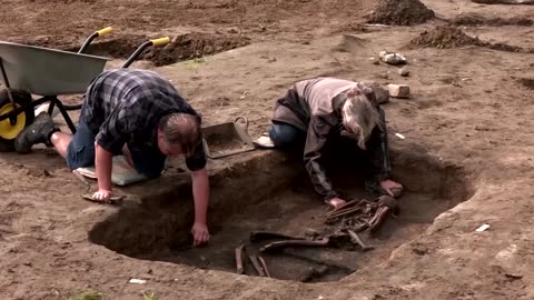 Danish archaeologists unearth 50 Viking skeletons