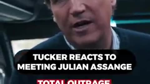 Tucker Reacts to Meeting Julian Assange. It's sickening and shouldn't be allowed by We The People.