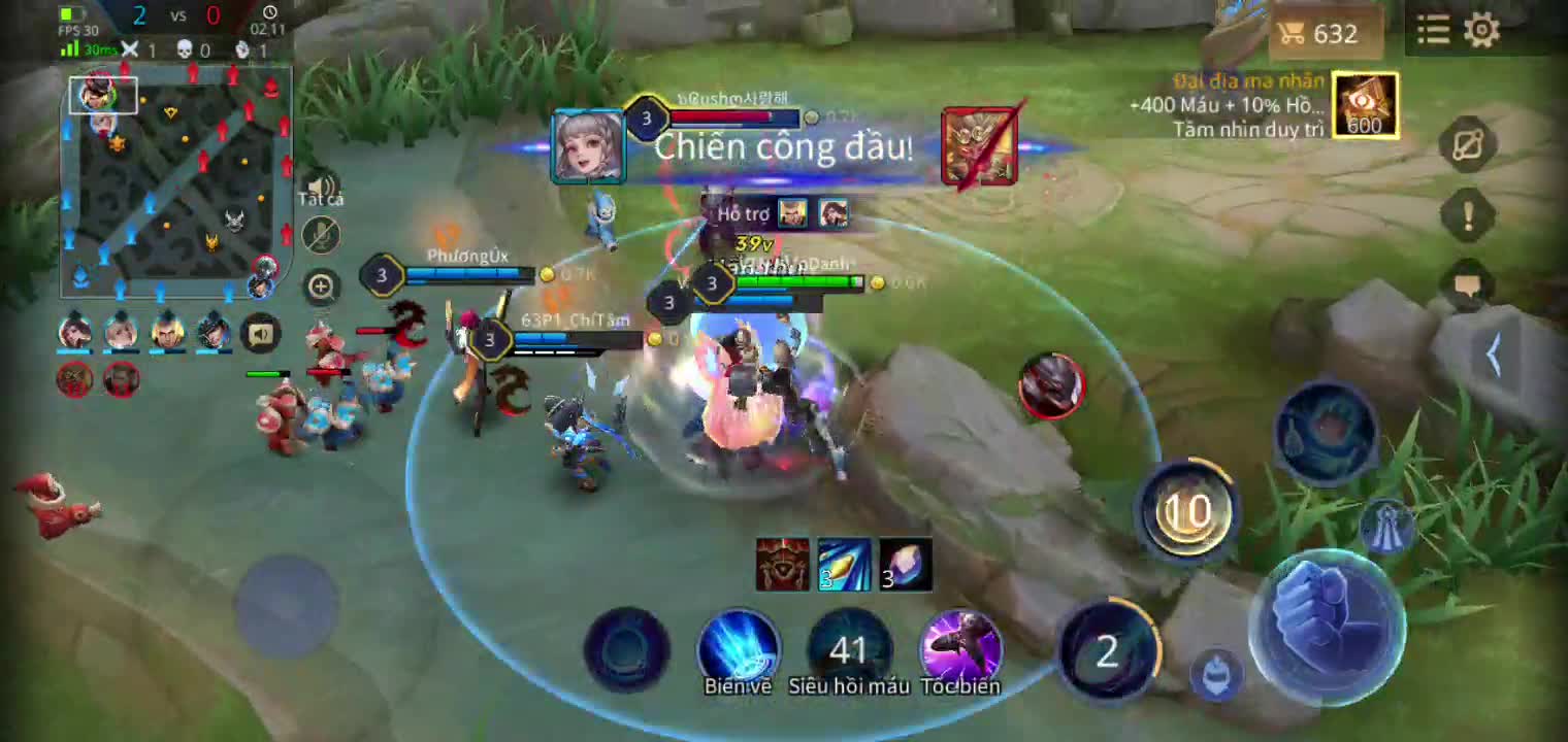 Tất cả vì đồng đội..