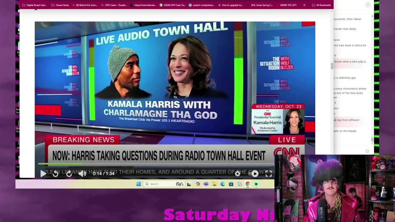 Kamala Dangles Reprerations in Front Black Men Before Election