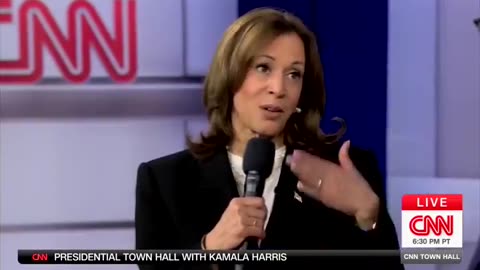 Kamala Harris Freezes Up When Confronted Over Border Wall Flip-Flop