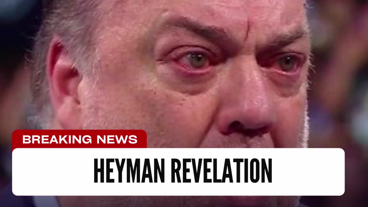 Paul Heyman Reveals Why He Hasn’t Returned Yet