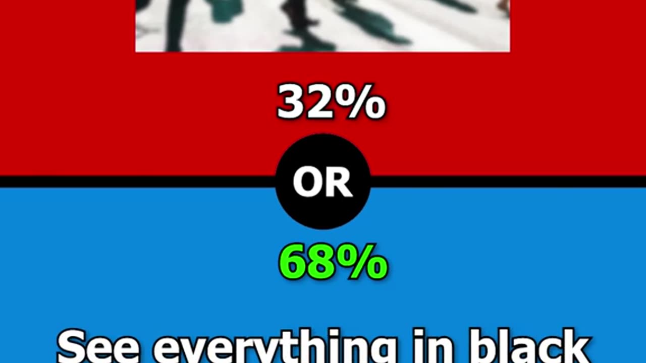 Would you rather?? See everything in black and white or be blind
