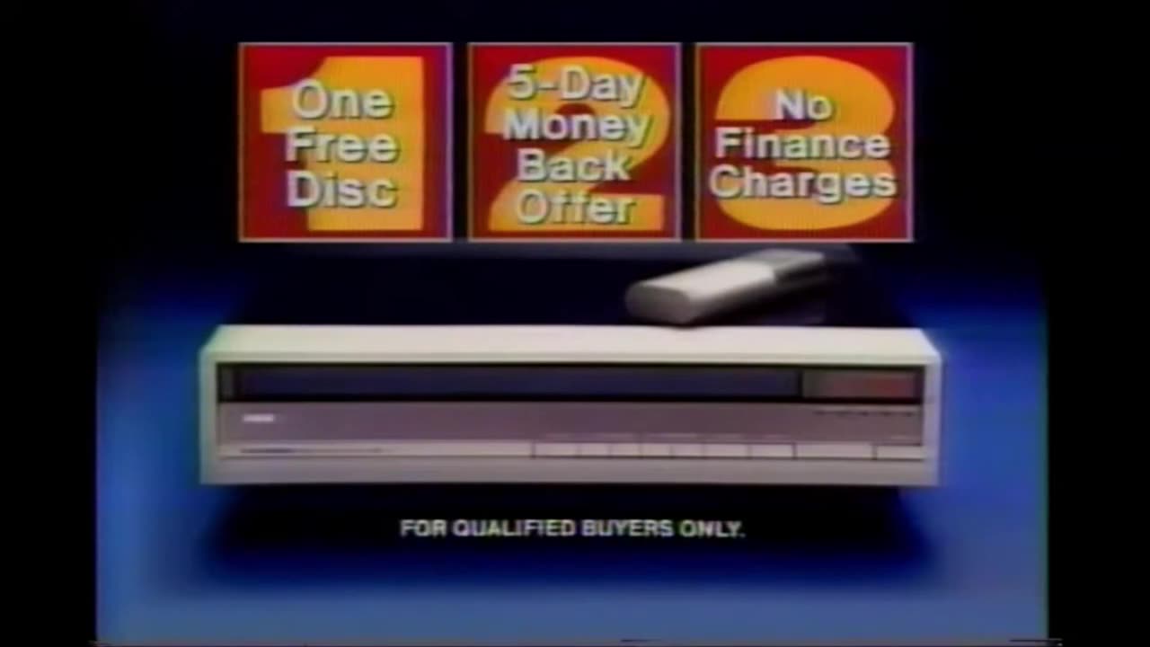 1983 RCA Video Disc Player Commercial