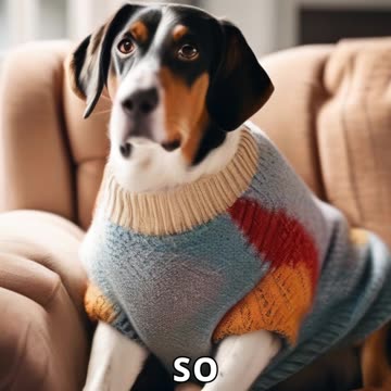 Dog Tries on Human Clothes: A Fashion Show