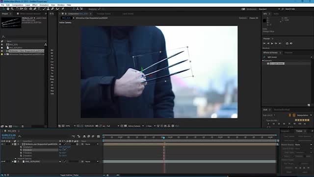 Wolverine claw special effects