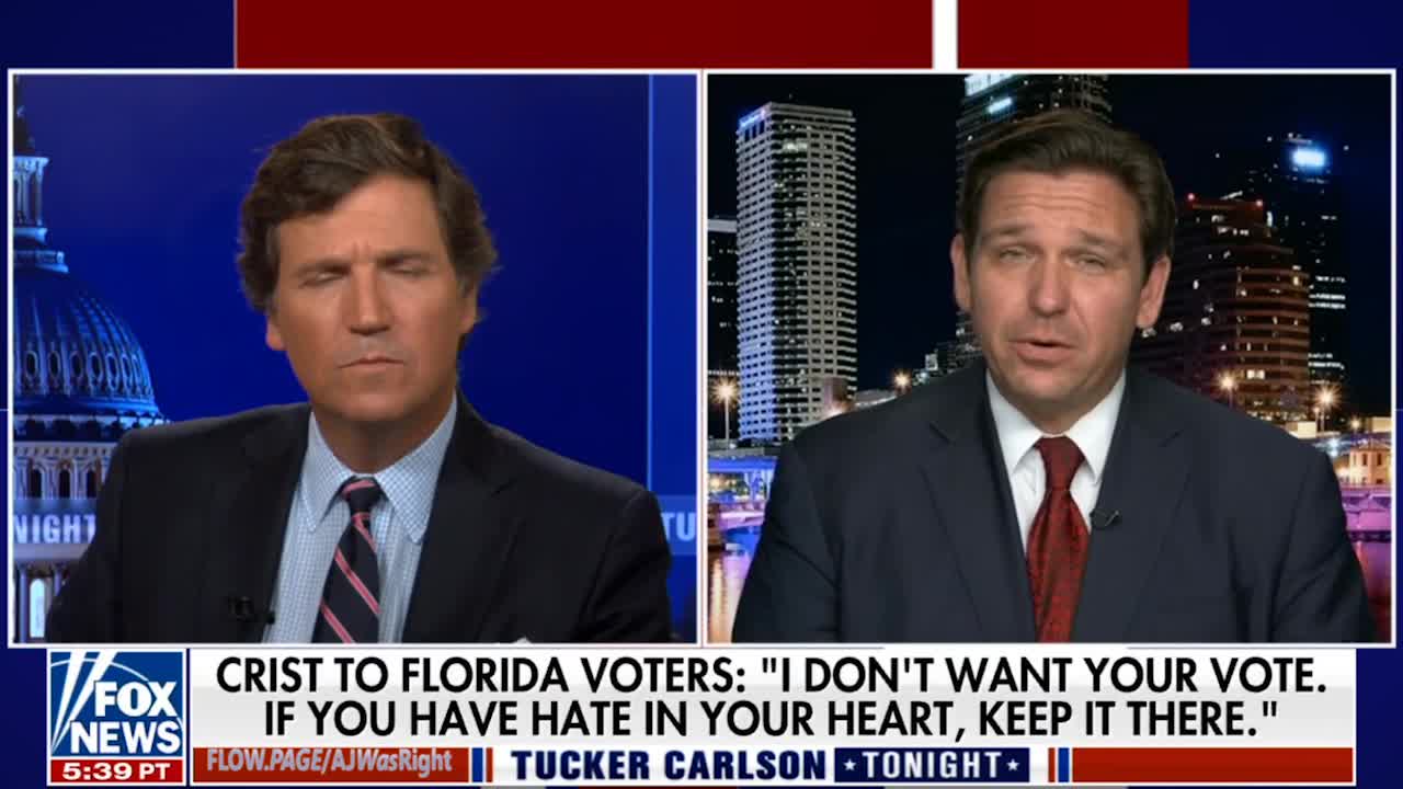 Tucker Carlson & Ron DeSantis Talk About Florida's Red Wave