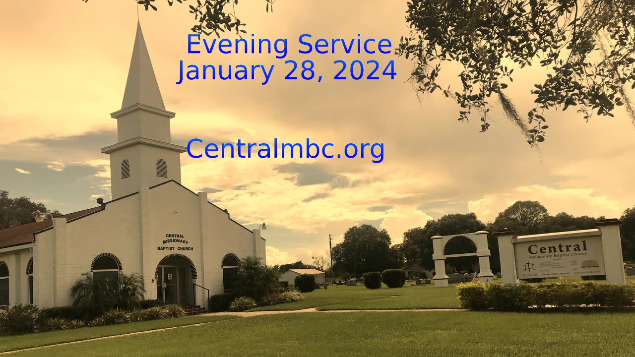 Evening Service 1-28-24