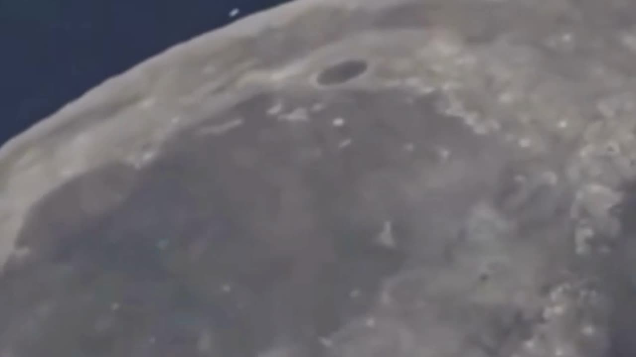 Massive UFOs Hovering Over the Moon!