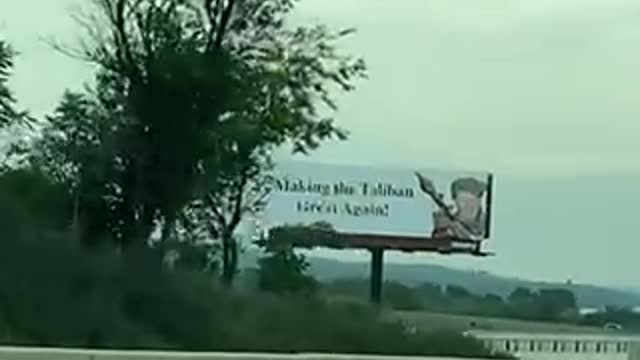 Biden Taliban Billboard in York PA