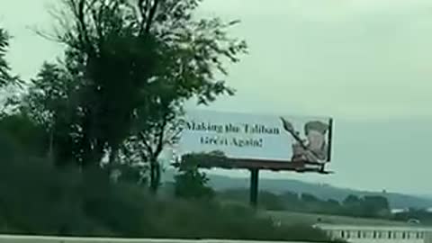 Biden Taliban Billboard in York PA