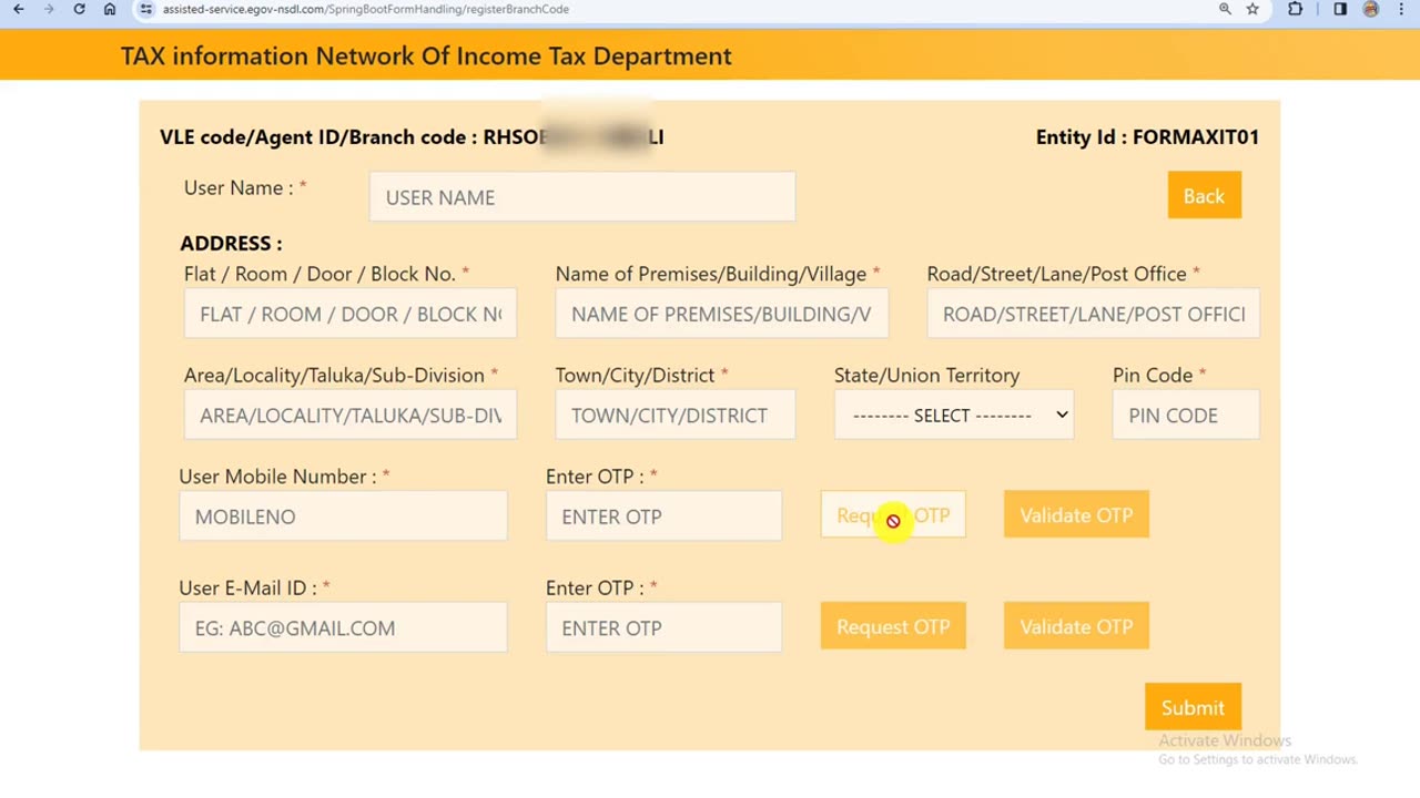 Nsdl Pan Card Center Just Rs 999/. OTP Based NSDL PAN Apply New Update OTP Verification, NSDL 2Step