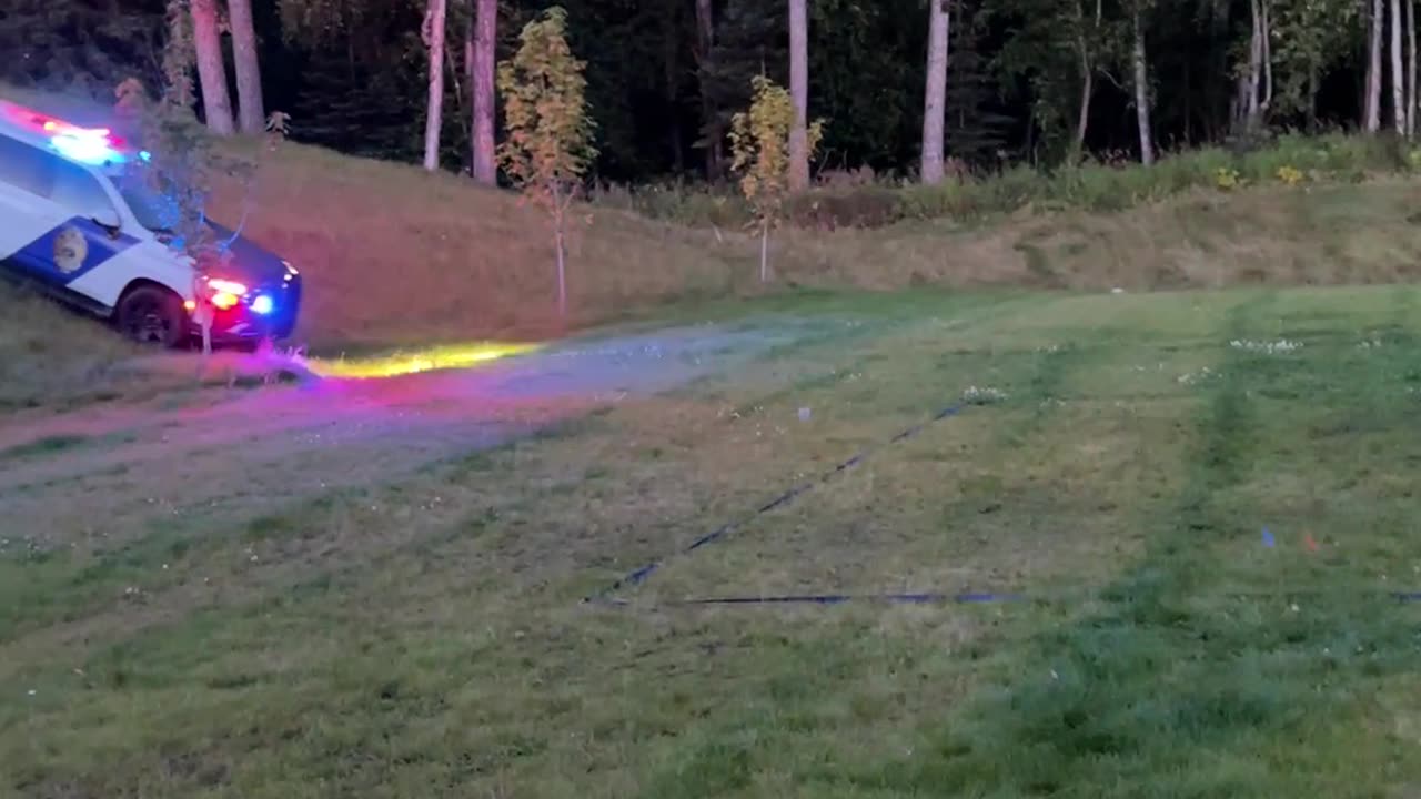 Police Chase On The Volleyball Field