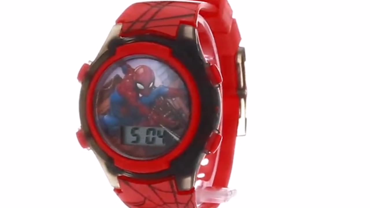 Accutime Marvel Spider-Man Digital Watch for Kids