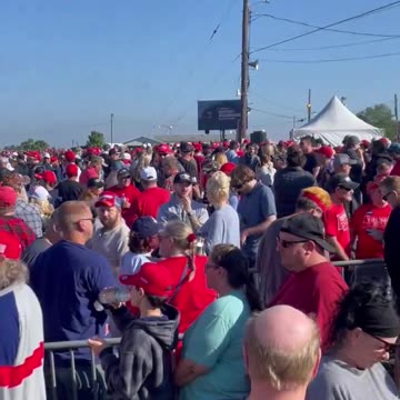 Thousands Of Trump Supporters Flock To Butler, PA Hours Ahead Of Former President's Return