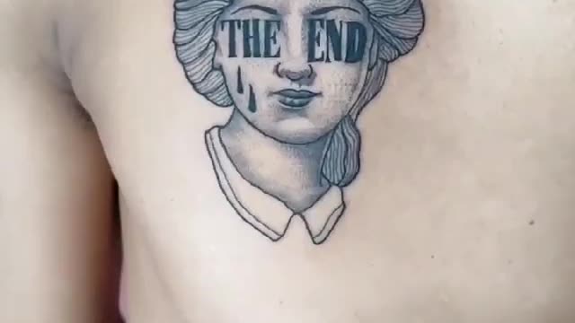Tattoo in the style rastelado-liked?