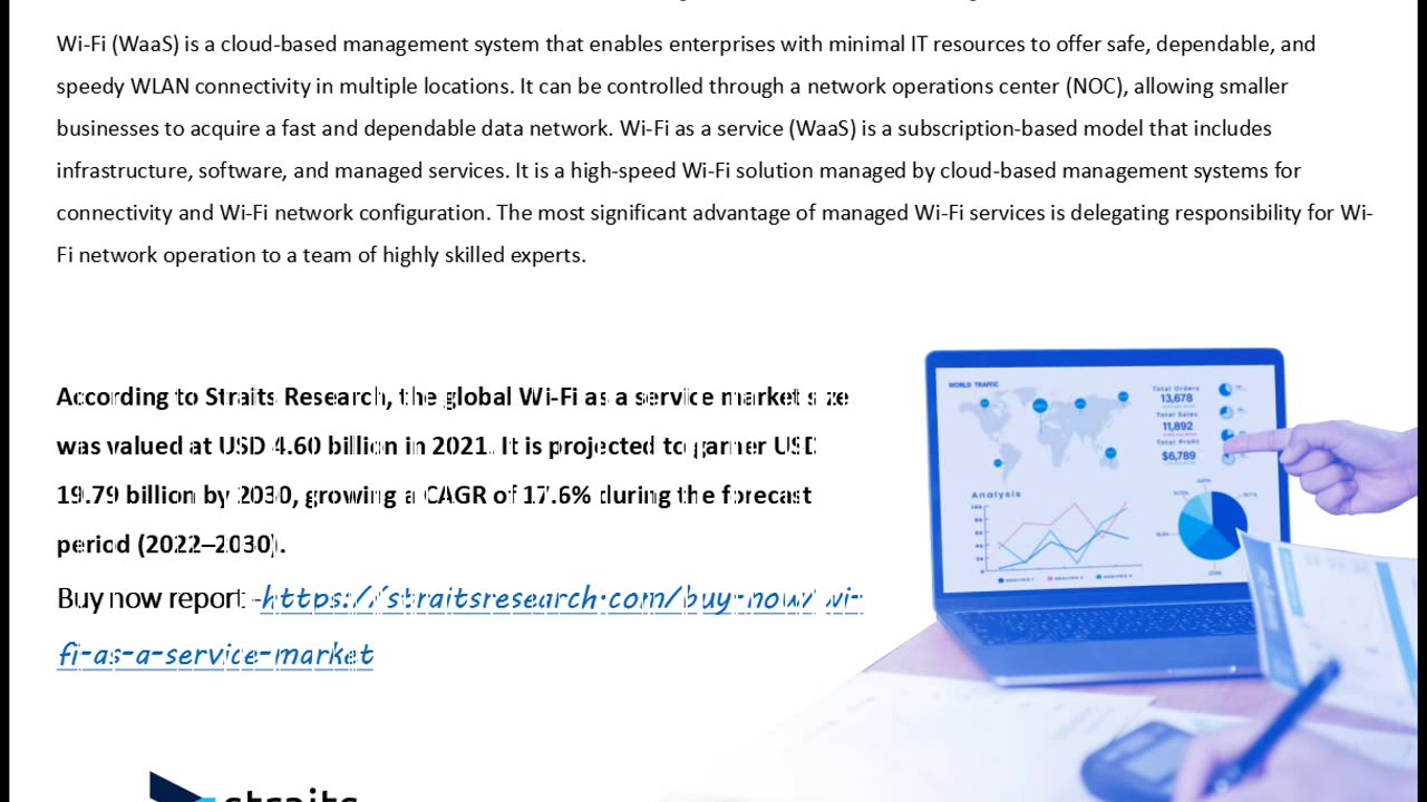 Wi-Fi as a Service Scope, Geographical Analysis and Top Industry Player