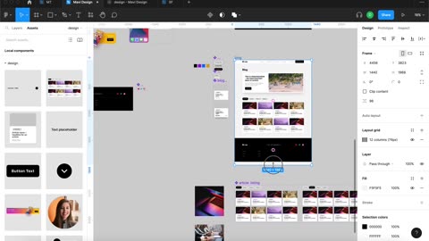 WEB DESIGN IN FIGMA ep.14 Beautifying The Blog Page – Free UX UI Course