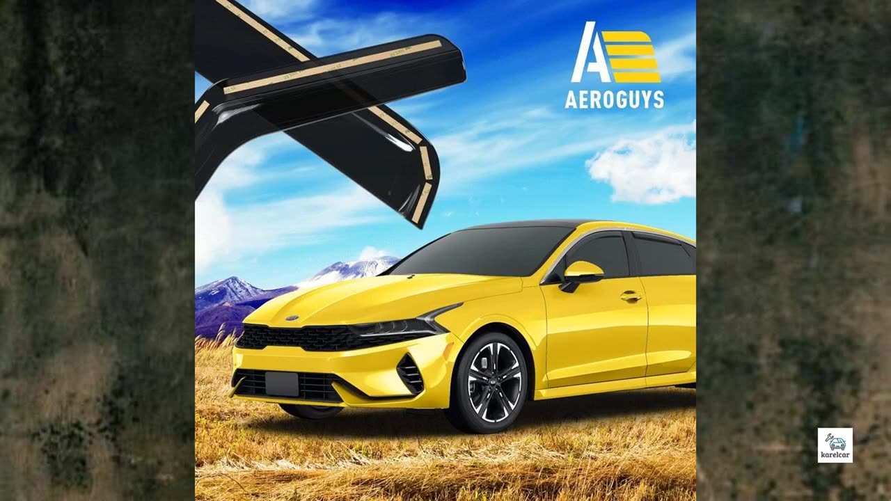 Review - Extra Durable Window Deflectors in-Channel Window Visors Rain Guards Fit for Kia