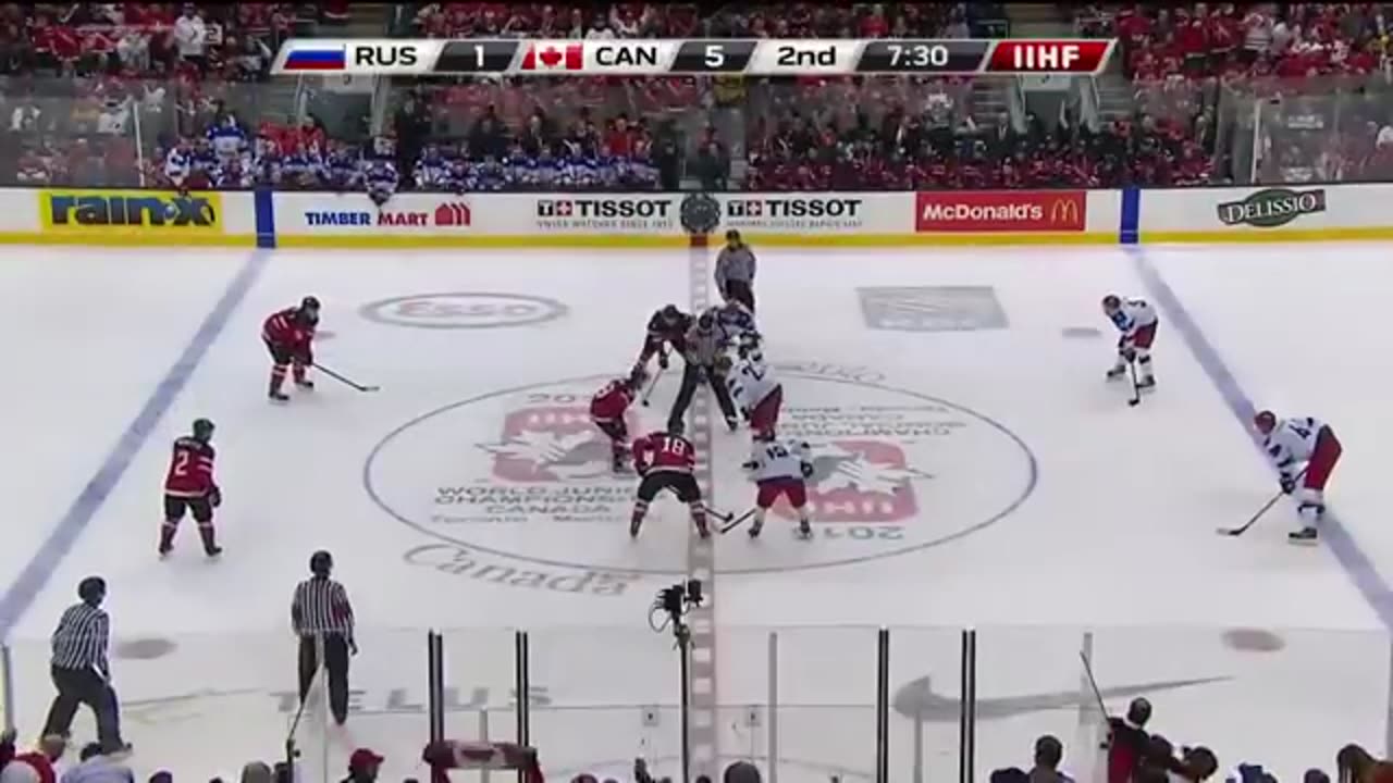 La Finale du Championnat du monde de Hockey Junior 2015 Russie vs Canada