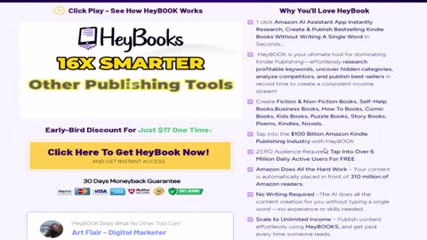 HeyBOOKS Review: AI Assistant for Amazon KDP Creation & Publishing