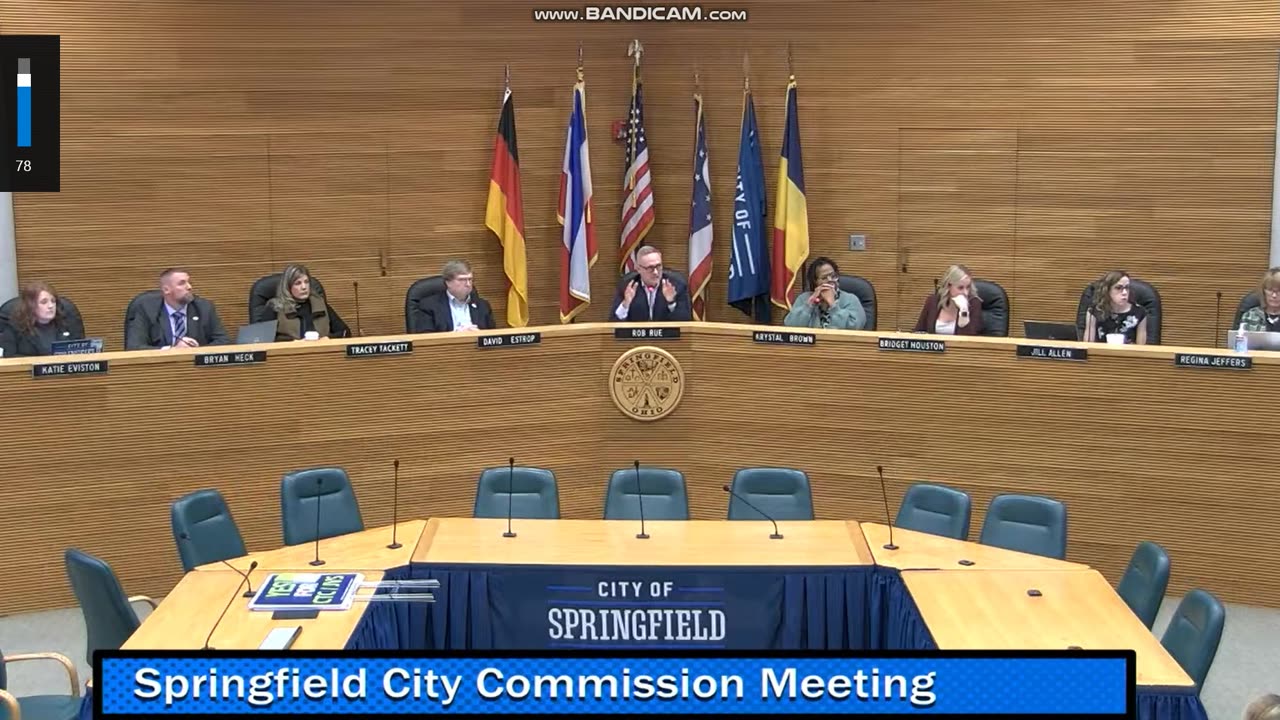 Springfield Ohio Commission Meeting Lady Tells It Like It Is ! 10/08/24