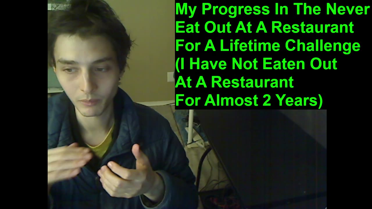 Outtake #3 Of My Progress In The Never Eat Out At A Restaurant For A Lifetime Challenge