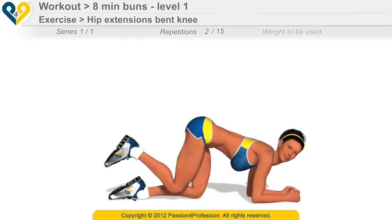 8 Min Butt Workout