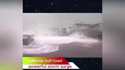 Giant waves in California