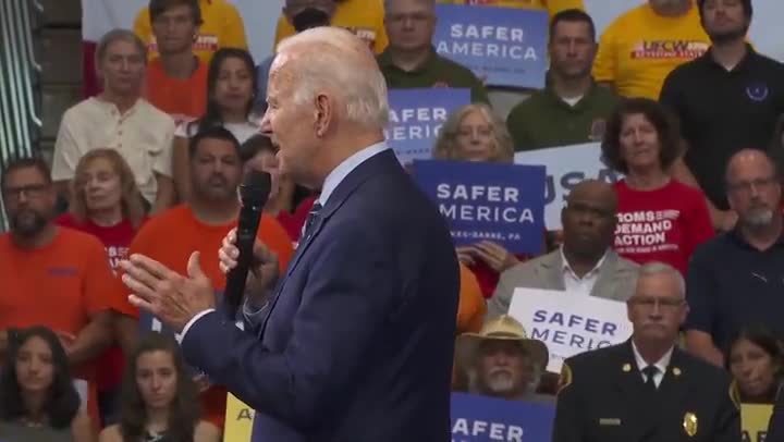 Biden threatens to bomb right wing americans??| Credit @FreeBeacon Twitter