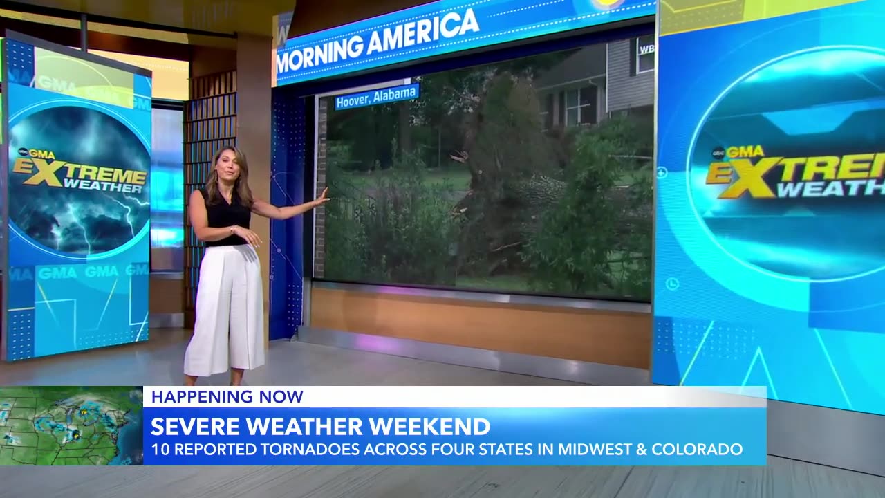Severe weather on the move #news