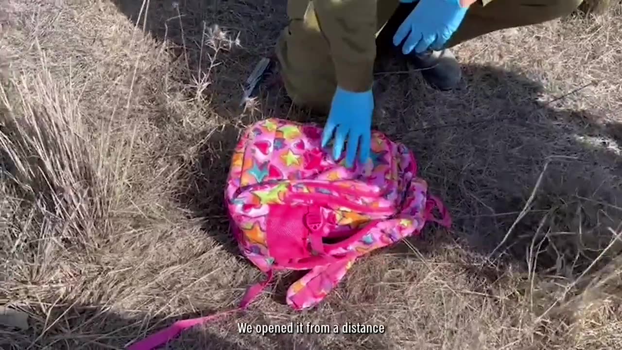 Hamas uses children's book bags as bait to kill civilians!