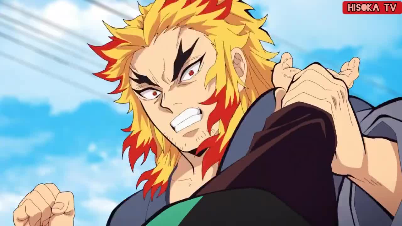 tanjirou figths rengoku's dad