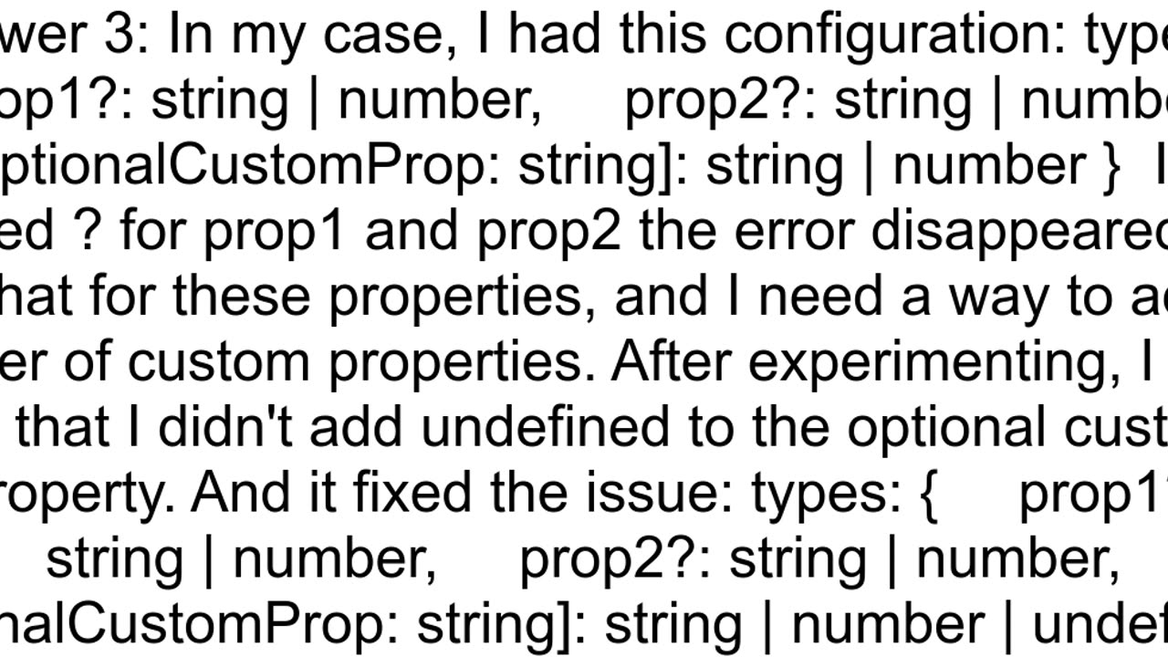 TypeScript Property 39formatName39 of type 39 gt string39 is not assignable to 39string39 index typ