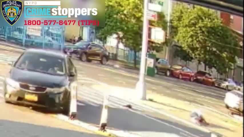 Pedestrian hit by car and then robbed while struggling to survive on NYC street