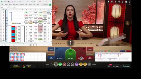 Live Baccarat - Another session with low hit rate