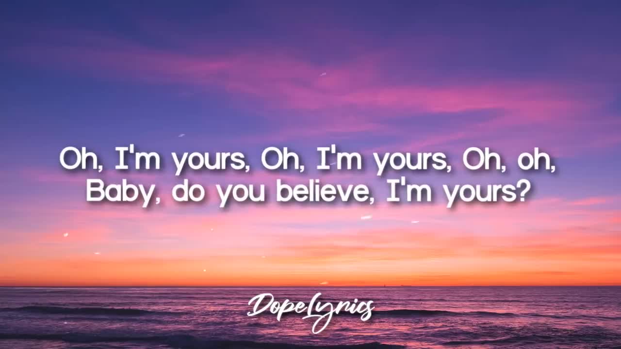 I'm Yours - Jason Mraz (Lyrics)