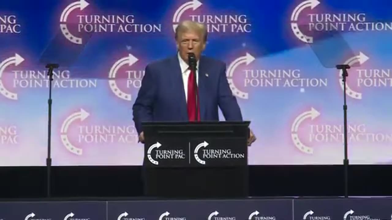 Former President Donald Trump Speaks at Turning Point Action Rally in Duluth, Georgia - October 23, 2024