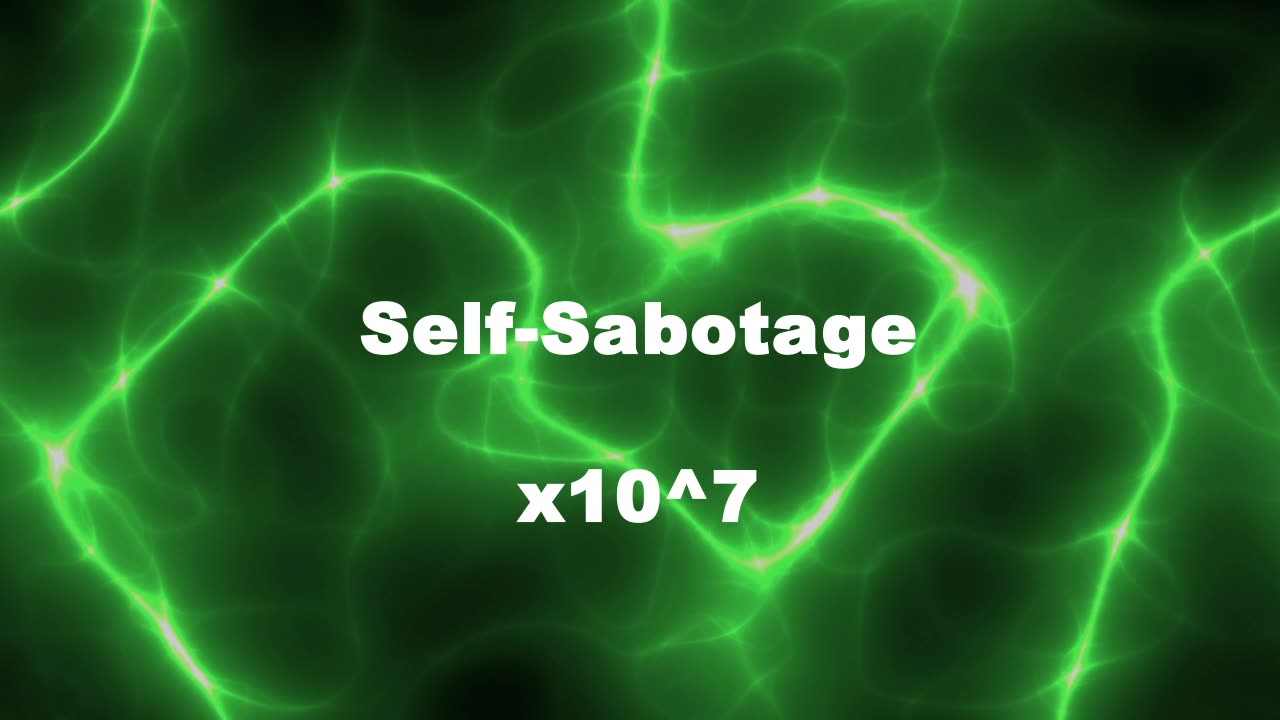 Amplified Reiki [AR] for Self Sabotage - 10^7 x Stronger Energy