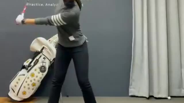 Golf drill - practice swing