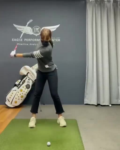 Golf drill - practice swing